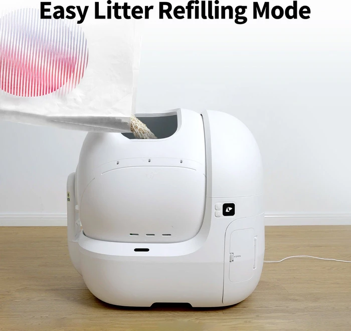 Petkit Purobot Max Pro Katzentoilette, selbstreinigend, weiß, 11kg