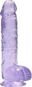 Shots Toys RealRock Crystal Clear Dildo 6"