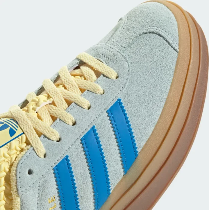 adidas Gazelle Bold almost blue/bright blue/almost yellow (Damen)