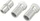 Hama SAT-Adapter-Set, 2x F-Stecker und Adapter F-Kupplung / F-Kupplung (00205203)