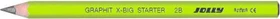 Jolly Graphit X-BIG Starter Bleistift 2B, Kartonetui, 12er-Set