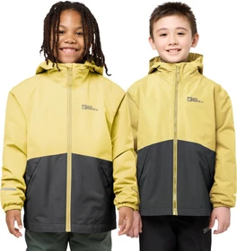 Jack Wolfskin Iceland 3in1 Funktionsjacke lemon ice (Junior)
