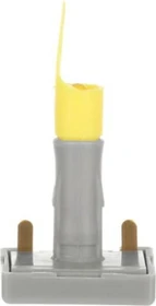 Busch-Jaeger Beleuchtungseinsatz mit Sockel für Schalter/Taster LED/blau, 1 mA, 230 V gelb