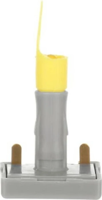 Busch-Jaeger Beleuchtungseinsatz mit Sockel für Schalter/Taster LED/blau, 1 mA, 230 V gelb