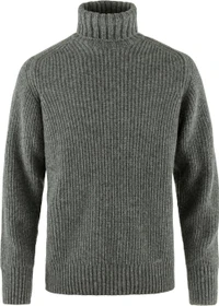 Fjällräven Övik Roller Neck Strickpullover grey/melange (Herren)