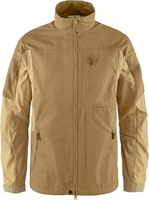 Fjällräven Övik Stencollar Funktionsjacke buckwheat brown/dune beige (Herren)