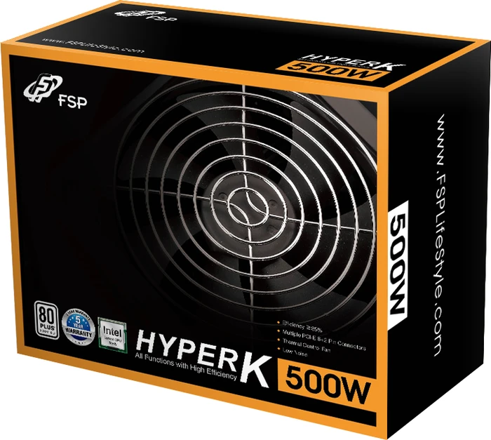 FSP Hyper K 500W, ATX 2.4