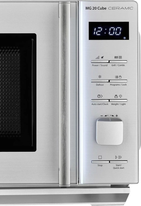Caso MG20 Cube Ceramic Mikrowelle mit Grill