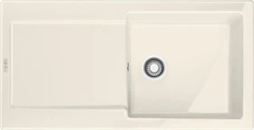 Franke Maris MRK 611-100 Einbau Becken rechts mit Ablauffernbedienung magnolia