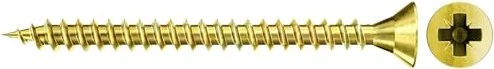 fischer ClassicFast FSPII CZF YC 1000 PZ2 Spanplattenschraube, 4.5x20mm, 1000 Stück