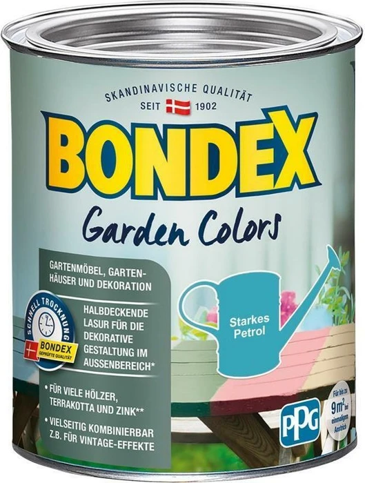 Bondex Garden Colors Lasur außen starkes petrol, 750ml