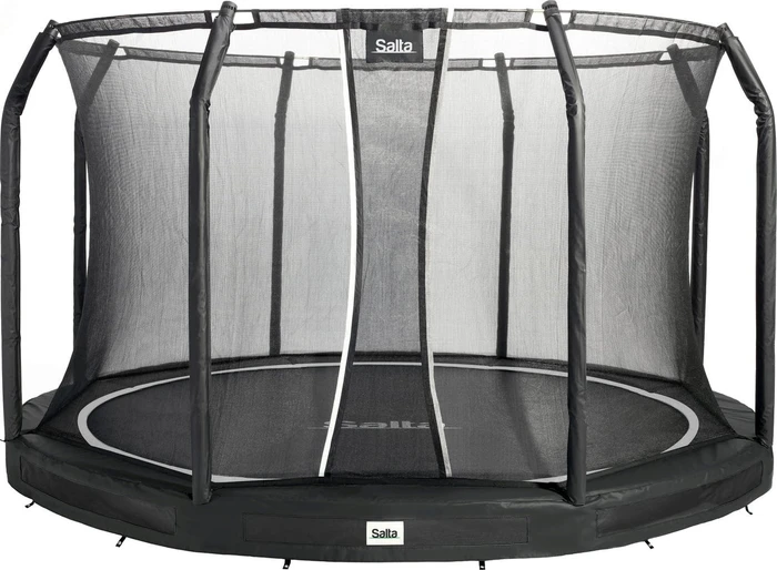 Salta Premium 396cm Bodentrampolin schwarz