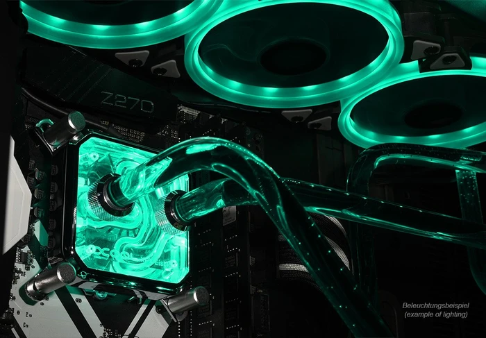 Alphacool Aurora XPX RGB Frame verchromt