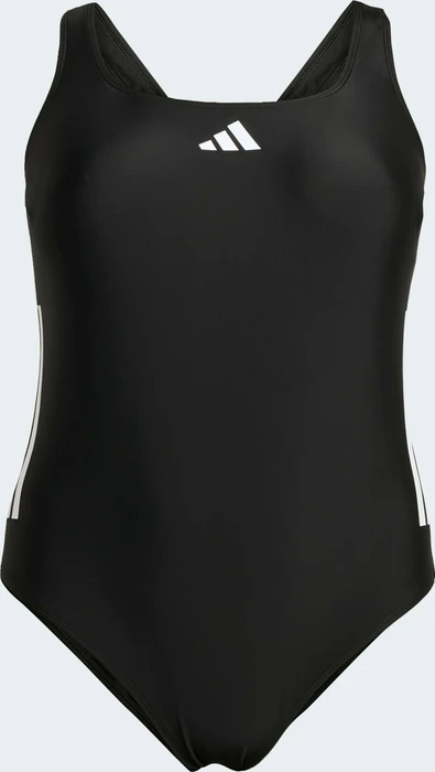 adidas 3-Streifen C-Back Badeanzug schwarz/weiß (Damen)