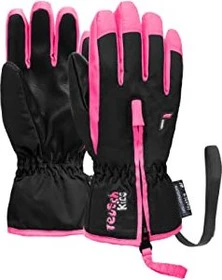 Reusch Ben Handschuhe black/knockout pink (Junior)