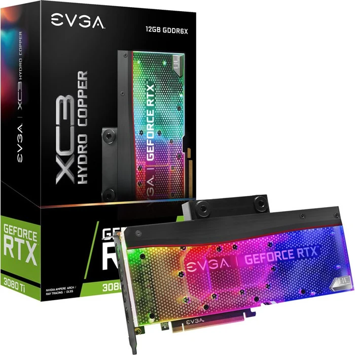 EVGA GeForce RTX 3080 Ti XC3 Ultra Hydro Copper Gaming, 12GB GDDR6X, HDMI, 3x DP