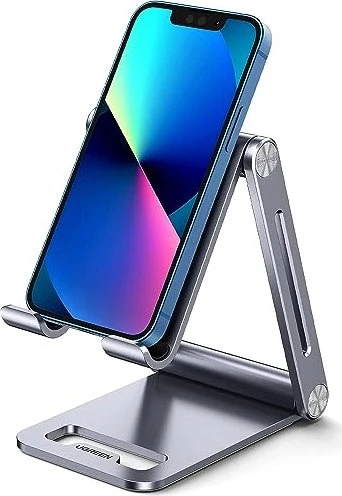 Ugreen Adjustable Aluminum Phone Holder grau