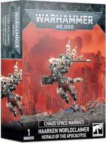 Games Workshop Warhammer 40.000 - Chaos Space Marines - Haarken Worldclaimer Herold der Apokalypse