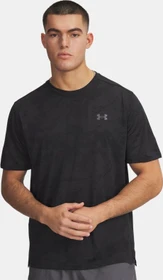 Under Armour Tech Vent Jacquard Funktionsshirt kurzarm black/anthracite/castlerock (Herren)