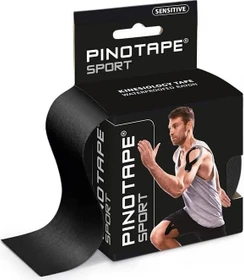 Pinotape Sport Kinesiology Tape Sensitiv Rolle 5cm x 5m light black