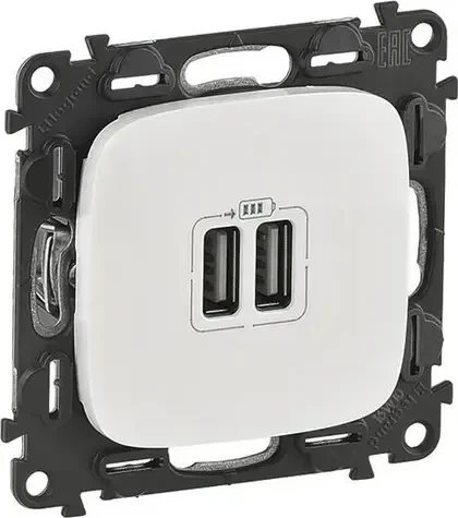 Legrand Valena Allure USB-Ladedose 2400mA, ultraweiß
