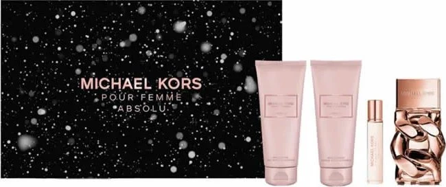 Michael Kors Pour Femme Absolu EdP 100ml + EdP 10ml + Body Lotion 100ml + Duschgel 100ml Duftset