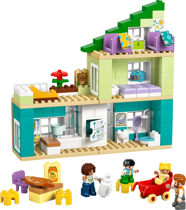LEGO DUPLO - Modernes Familienhaus mit Figuren 3-in-1-Set