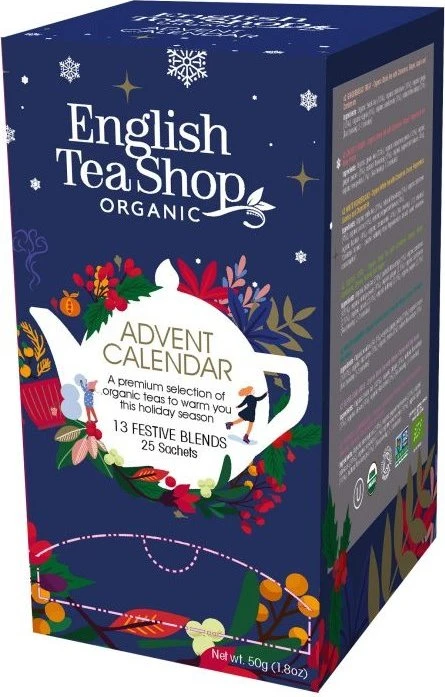 English Tea Shop Teebuch Blau Adventskalender