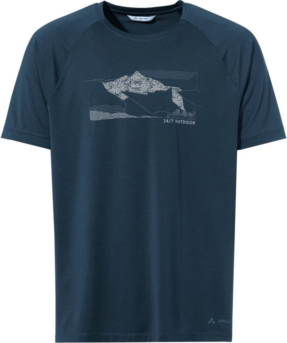 Vaude Gleann II Funktionsshirt kurzarm dark sea (Herren)