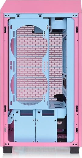 Thermaltake The Tower 200 Bubble Pink, rosa, Glasfenster, Mini-ITX