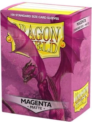 Dragon Shield Matte Sleeves Standard magenta, 100 Stück