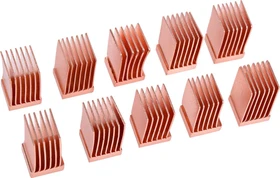Alphacool RAM-Kühler selbstklebende Kühlrippen 6.5x6.5mm, 10 Stück