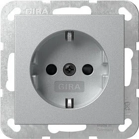 Gira SCHUKO-Steckdose 16A 250V, alu