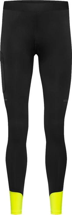 Gore Wear Concurve 2.0 Thermo Tights Laufhose lang black/neon yellow (Herren)
