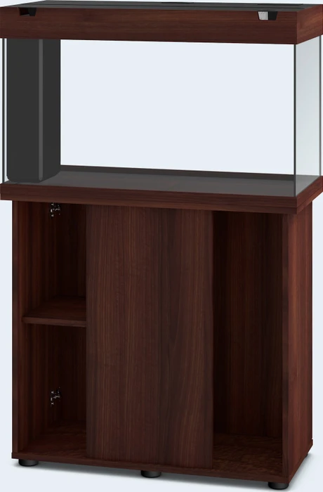 Juwel Rio 125 LED Aquarium-Set mit Unterschrank, dunkles Holz/dunkles Holz, 125l