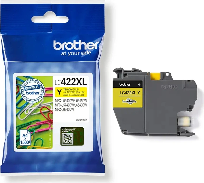 Brother Tinte LC422XLY gelb