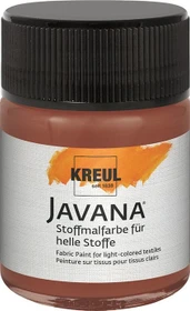 Kreul Javana Stoffmalfarbe für helle Stoffe, rehbraun, 50ml