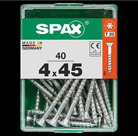 Spax WIROX A9J 4CUT T-STAR plus T20 Universalschraube, 4x45mm, 40 Stück