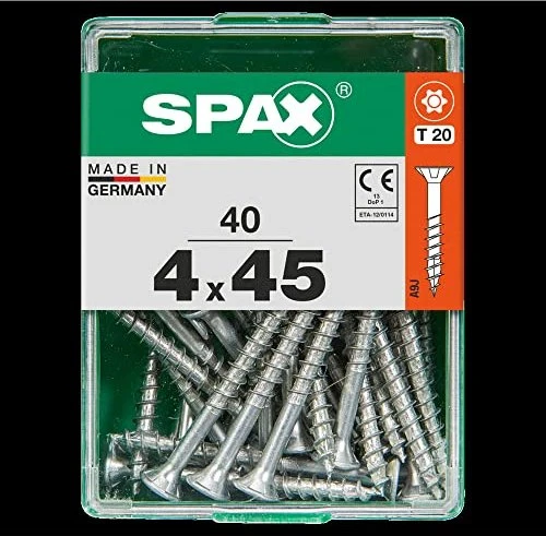 Spax WIROX A9J 4CUT T-STAR plus T20 Universalschraube, 4x45mm, 40 Stück