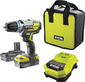 Ryobi R18PDBL-220S Akku-Schlagbohrschrauber inkl. Tasche + 2 Akkus 2.0Ah