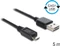 DeLOCK EASY-USB 2.0 Kabel, USB-A [Stecker] auf Micro-B [Stecker], 5m Vorschaubild