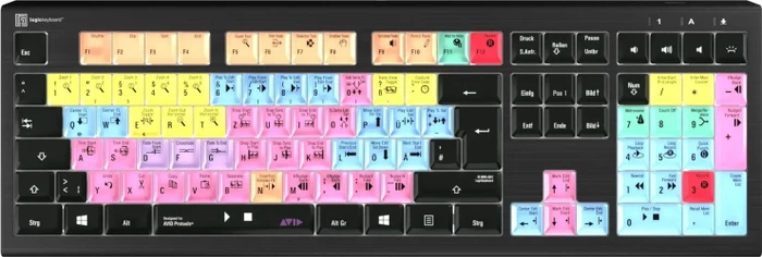 LogicKeyboard Astra Avid Pro Tools PC, USB, DE