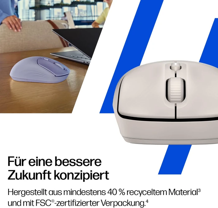 HP 400 Quiet Wireless Mouse, beige, USB/Bluetooth