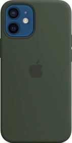 Apple Silikon Case mit MagSafe für iPhone 12 Mini zyperngrün