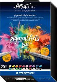 Staedtler pigment big brush pen 373 Nature Colours sortiert, 20er-Set