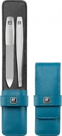 Zwilling Taschen-Etui Maniküre/Pediküre-Set 2-teilig petrol