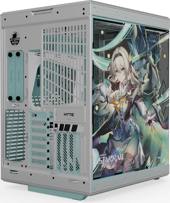 Hyte Y70 Firefly Edition, Glasfenster