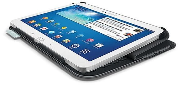 Logitech Ultrathin Keyboard Folio für Samsung Galaxy Tab 3 10.1, schwarz, UK