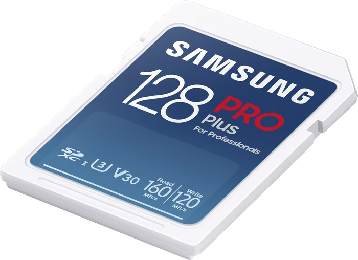 Samsung PRO Plus for Professionals R160/W120 128GB, UHS-I U3, Class 10