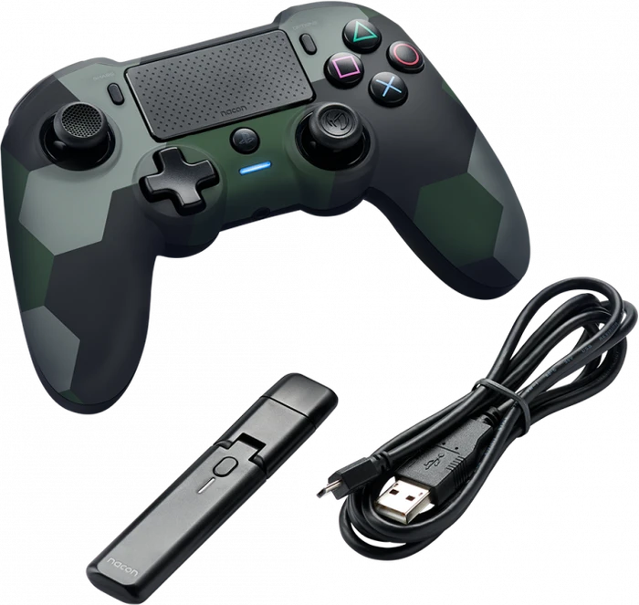 Nacon Asymmetric Wireless Controller camo green (PS4/PC)